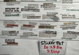 Stickers pet Frases inglés 1
