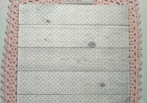 Vellum 30x30 corazoncitos celestes
