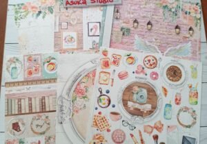 Papeles 15x15 doble faz desayuno