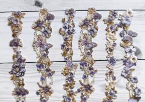 Stickers rígido Flores lilas