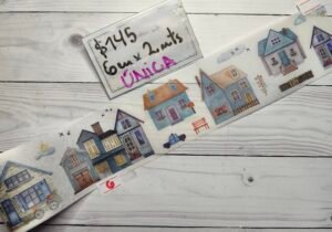 Washi casitas azules 6