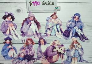 Sticker nena season lila