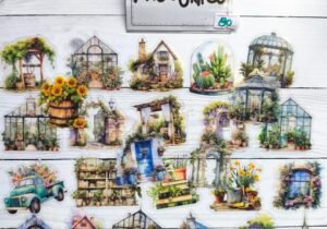 Stickers casitas pet 80