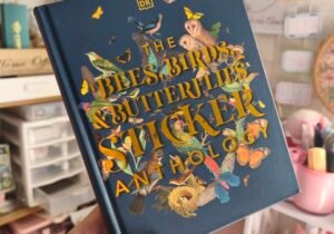 Libro de Stickers Bees, Birds azul